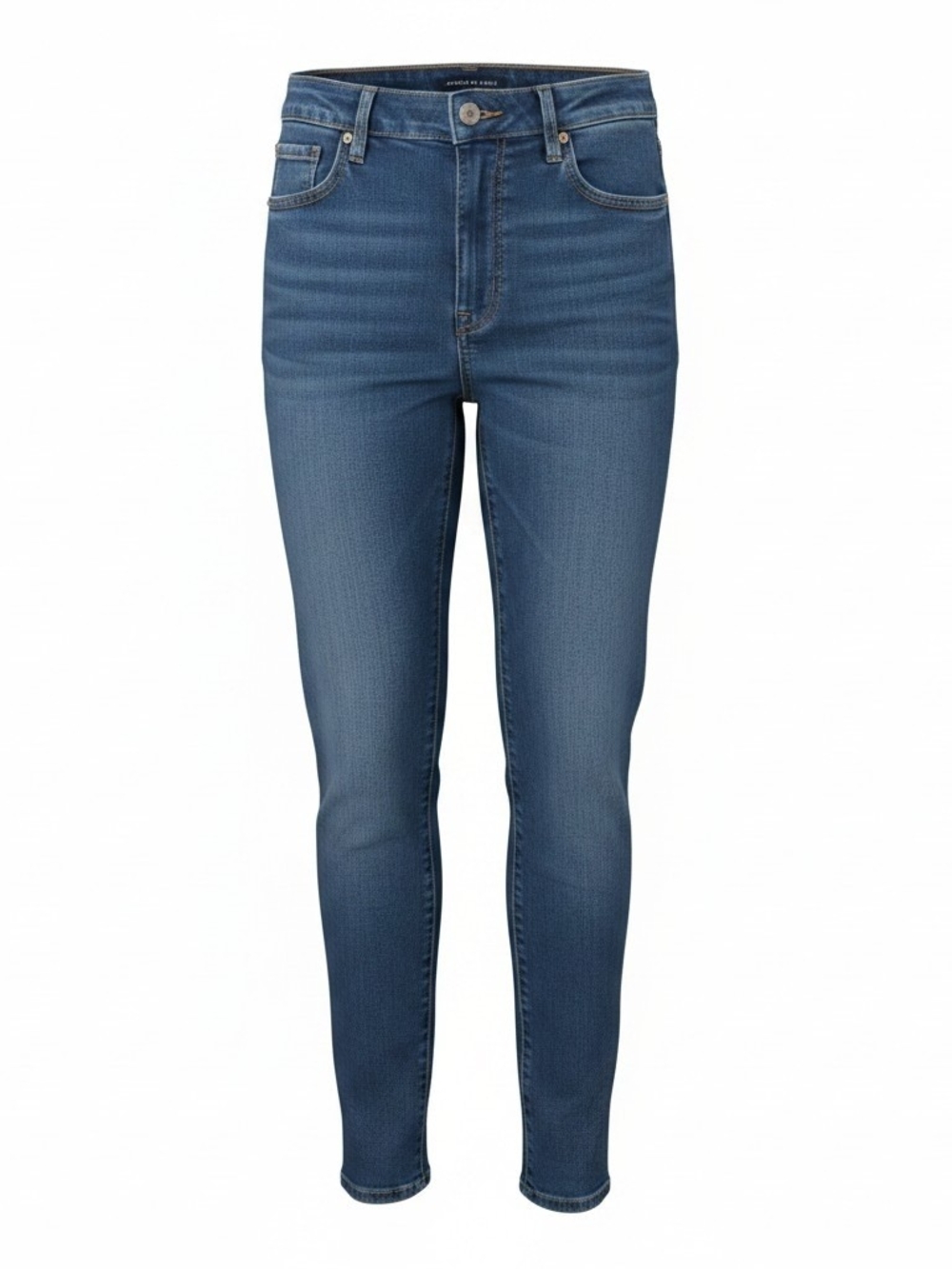 Classic High-Rise Skinny Jeans - Blue